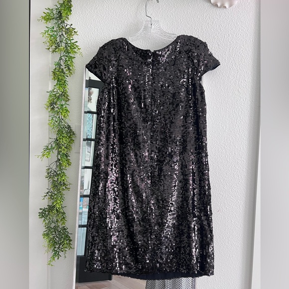 Banana Republic ✨ Black sequin Dress size 8 - Picture 6 of 6